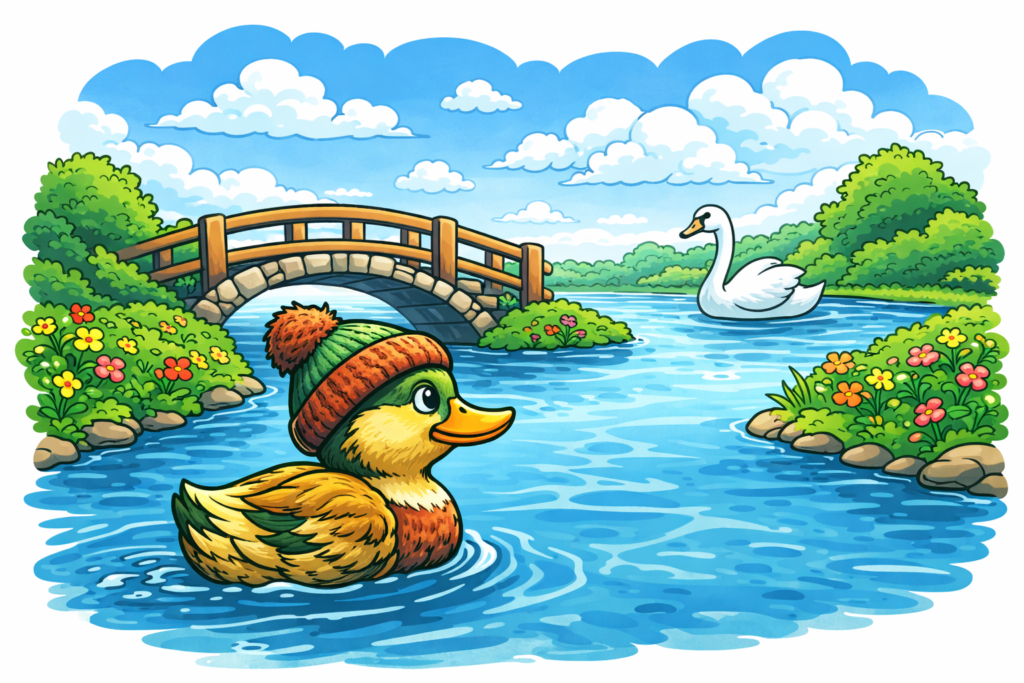 toasty duck fancy picture